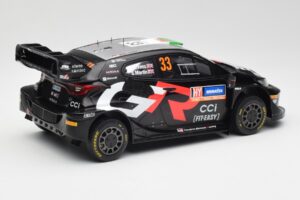 Toyota Yaris Rally1 WRC #33 E. Evans / S. Martin Rally Sweden 2024 IXO 1:18 18RMC200 Metalli — kuva 2 / 6