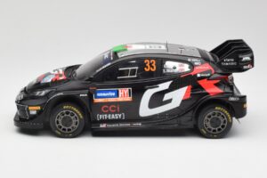 Toyota Yaris Rally1 WRC #33 E. Evans / S. Martin Rally Sweden 2024 IXO 1:18 18RMC200 Metalli — kuva 3 / 6
