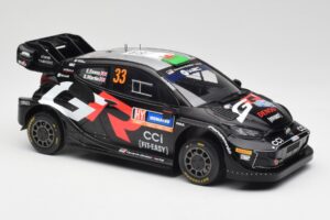 Toyota Yaris Rally1 WRC #33 E. Evans / S. Martin Rally Sweden 2024 IXO 1:18 18RMC200 Metalli — kuva 4 / 6