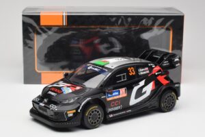 Toyota Yaris Rally1 WRC #33 E. Evans / S. Martin Rally Sweden 2024 IXO 1:18 18RMC200 Metalli — kuva 6 / 6