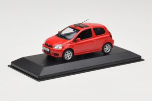 Toyota Yaris TS Punainen Minichamps 1:43 430166062 Metalli — kuva 2 / 4