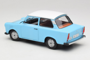 Trabant 601 Deluxe Sininen Valkoinen Sun Star 1:18 4286 Metalli — kuva 5 / 6