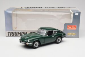 Triumph GT6 Mk3 Vihreä Sun Star 1:18 1055 Metalli — kuva 8 / 8