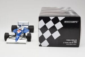 Tyrrell Ford 018 #4 J. Alesi 2nd Place USA GP 1990 Minichamps 1:18 110900004 Metalli — kuva 6 / 6