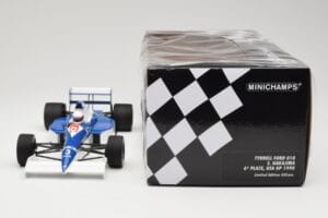 Tyrrell Ford 018 #4 S. Nakajima 6th Place USA GP 1990 Minichamps 1:18 110900003 Metalli — kuva 6 / 6