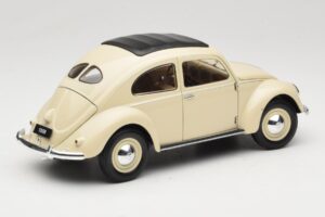 Volkswagen Beetle Type 1 Classic Valkoinen Welly 1:18 18040W Metalli — kuva 3 / 8