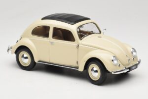 Volkswagen Beetle Type 1 Classic Valkoinen Welly 1:18 18040W Metalli — kuva 6 / 8