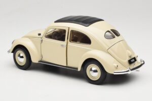 Volkswagen Beetle Type 1 Classic Valkoinen Welly 1:18 18040W Metalli — kuva 7 / 8