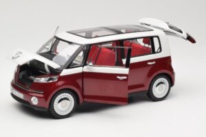 Volkswagen Bulli Minibus Concept Punainen & Valkoinen Norev 1:18 7E9099203BL9 Metalli — kuva 2 / 8