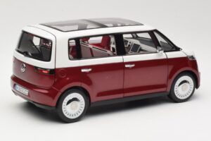 Volkswagen Bulli Minibus Concept Punainen & Valkoinen Norev 1:18 7E9099203BL9 Metalli — kuva 3 / 8