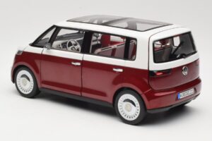 Volkswagen Bulli Minibus Concept Punainen & Valkoinen Norev 1:18 7E9099203BL9 Metalli — kuva 7 / 8