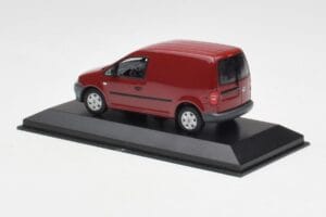 Volkswagen Caddy 2K Tummanpunainen Minichamps 1:43 CADDY004 Metalli — kuva 3 / 4