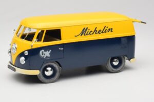 Volkswagen T1 Combi Michelin Musta & Keltainen Solido 1:18 9406 Metalli — kuva 2 / 8
