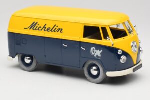 Volkswagen T1 Combi Michelin Musta & Keltainen Solido 1:18 9406 Metalli — kuva 6 / 8