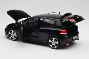 Volkswagen Golf GTI Mk6 Musta Norev 1:18 188502 Metalli — kuva 5 / 8