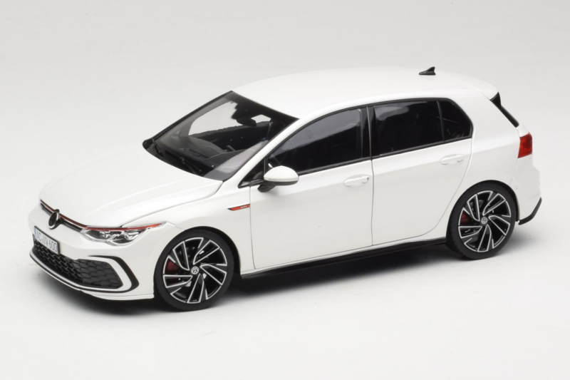 Volkswagen Golf GTI Mk8 White Metallic Norev 1:18 188593 Metalli