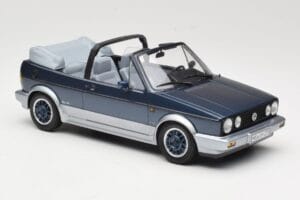 Volkswagen Golf Mk1 Avoauto Bel Air Blue Metallic Norev 1:18 188404 Metalli — kuva 4 / 6