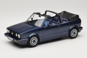 Volkswagen Golf Mk1 Cabriolet Quartett Inca Blue Norev 1:18 188628 Metalli
