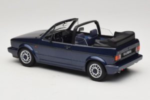 Volkswagen Golf Mk1 Cabriolet Quartett Inca Blue Norev 1:18 188628 Metalli — kuva 5 / 6