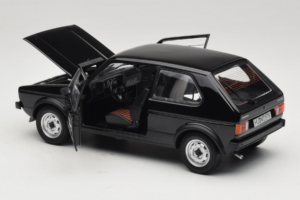 Volkswagen Golf Mk1 GTI Musta Norev 1:18 188487 Metalli — kuva 5 / 8
