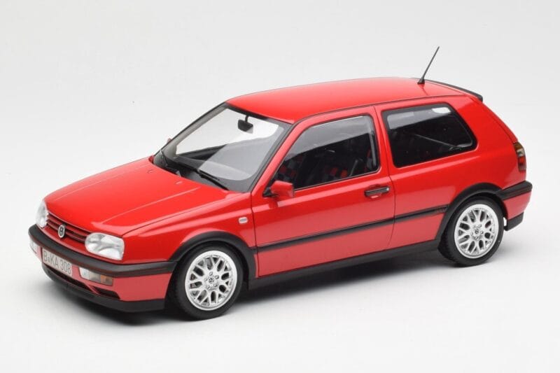 Volkswagen Golf Mk3 GTI Flash Red Norev 1:18 188418 Metalli