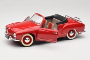 Volkswagen Karmann Ghia Cabriolet Punainen Solido 1:18 8058 Metalli — kuva 2 / 8