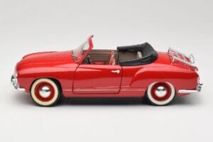 Volkswagen Karmann Ghia Cabriolet Punainen Solido 1:18 8058 Metalli — kuva 4 / 8