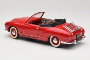 Volkswagen Karmann Ghia Cabriolet Punainen Solido 1:18 8058 Metalli — kuva 5 / 8