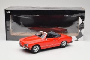 Volkswagen Karmann Ghia Avoauto Punainen Minichamps 1:18 155054030 Metalli — kuva 6 / 6