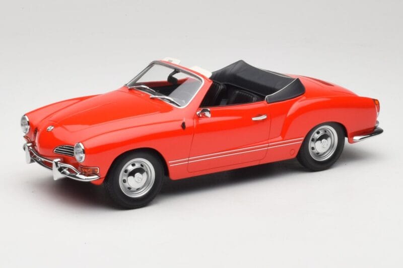 Volkswagen Karmann Ghia Avoauto Punainen Minichamps 1:18 155054030 Metalli