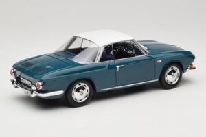 Volkswagen Karmann Ghia Type 34 1500 Sea Blue Norev 1:18 188646 Metalli — kuva 3 / 8