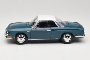 Volkswagen Karmann Ghia Type 34 1500 Sea Blue Norev 1:18 188646 Metalli — kuva 4 / 8