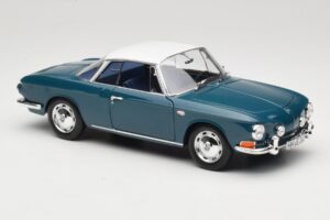 Volkswagen Karmann Ghia Type 34 1500 Sea Blue Norev 1:18 188646 Metalli — kuva 6 / 8