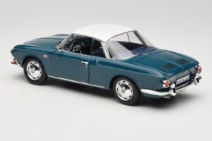 Volkswagen Karmann Ghia Type 34 1500 Sea Blue Norev 1:18 188646 Metalli — kuva 7 / 8
