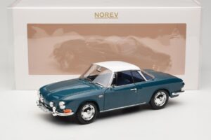 Volkswagen Karmann Ghia Type 34 1500 Sea Blue Norev 1:18 188646 Metalli — kuva 8 / 8