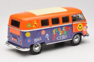 Volkswagen Microbus T1 Flower Power Road Signature 1:18 92329 Metalli — kuva 3 / 8