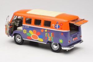 Volkswagen Microbus T1 Flower Power Road Signature 1:18 92329 Metalli — kuva 5 / 8
