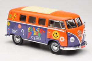 Volkswagen Microbus T1 Flower Power Road Signature 1:18 92329 Metalli — kuva 6 / 8