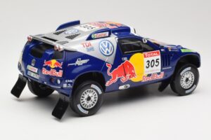 Volkswagen Race Touareg #305 Volkswagen Motorsport M. Miller / R. Pitchford Dakar Rally 2009 Norev 1:18 188466 Metalli — kuva 3 / 7