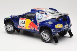 Volkswagen Race Touareg #305 Volkswagen Motorsport M. Miller / R. Pitchford Dakar Rally 2009 Norev 1:18 188466 Metalli — kuva 6 / 7