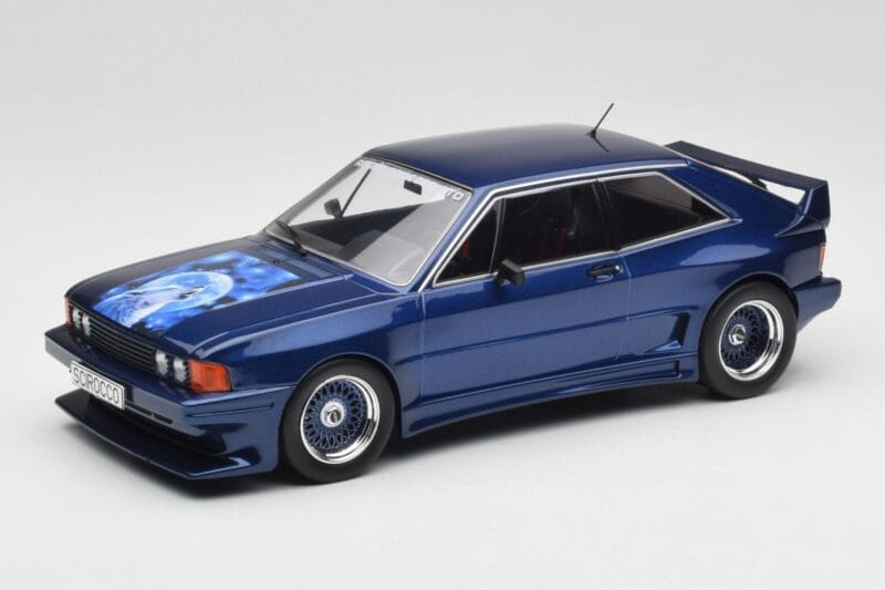 Volkswagen Rieger Scirocco Mk1 GTO Sininen MCG 1:18 MCG18448 Metalli