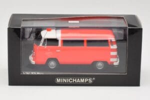 Volkswagen T2 Bus Palolaitos Frankfurt Minichamps 1:43 400053091 Metalli — kuva 4 / 4