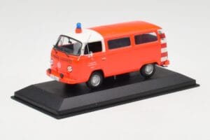 Volkswagen T2 Bus Palokunta Frankfurt Punaiset Puskurit Minichamps 1:43 400053091-V1 Metalli — kuva 2 / 4
