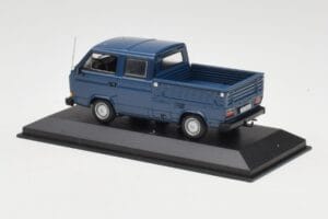 Volkswagen T3 Double Cab Flatbed Sininen Minichamps 1:43 400055260 Metalli — kuva 2 / 4