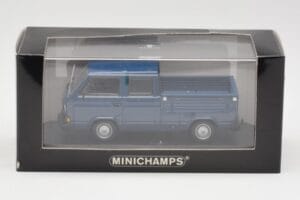 Volkswagen T3 Double Cab Flatbed Sininen Minichamps 1:43 400055260 Metalli — kuva 4 / 4