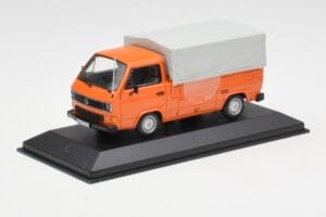 Volkswagen T3 Flatbed Oranssi Minichamps 1:43 400055200 Metalli — kuva 2 / 4