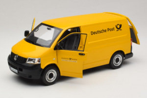 Volkswagen T5 Transporter Deutsche Post Norev 1:18 188617 Metalli — kuva 8 / 9