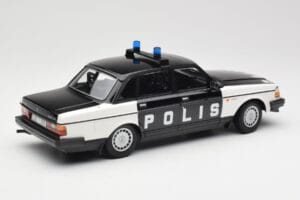 Volvo 240 GL Polis Sweden Musta Minichamps 1:18 155171497 Metalli — kuva 2 / 6
