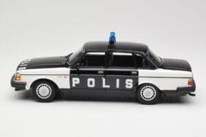 Volvo 240 GL Polis Sweden Musta Minichamps 1:18 155171497 Metalli — kuva 3 / 6
