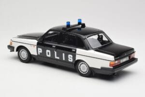 Volvo 240 GL Polis Sweden Musta Minichamps 1:18 155171497 Metalli — kuva 5 / 6